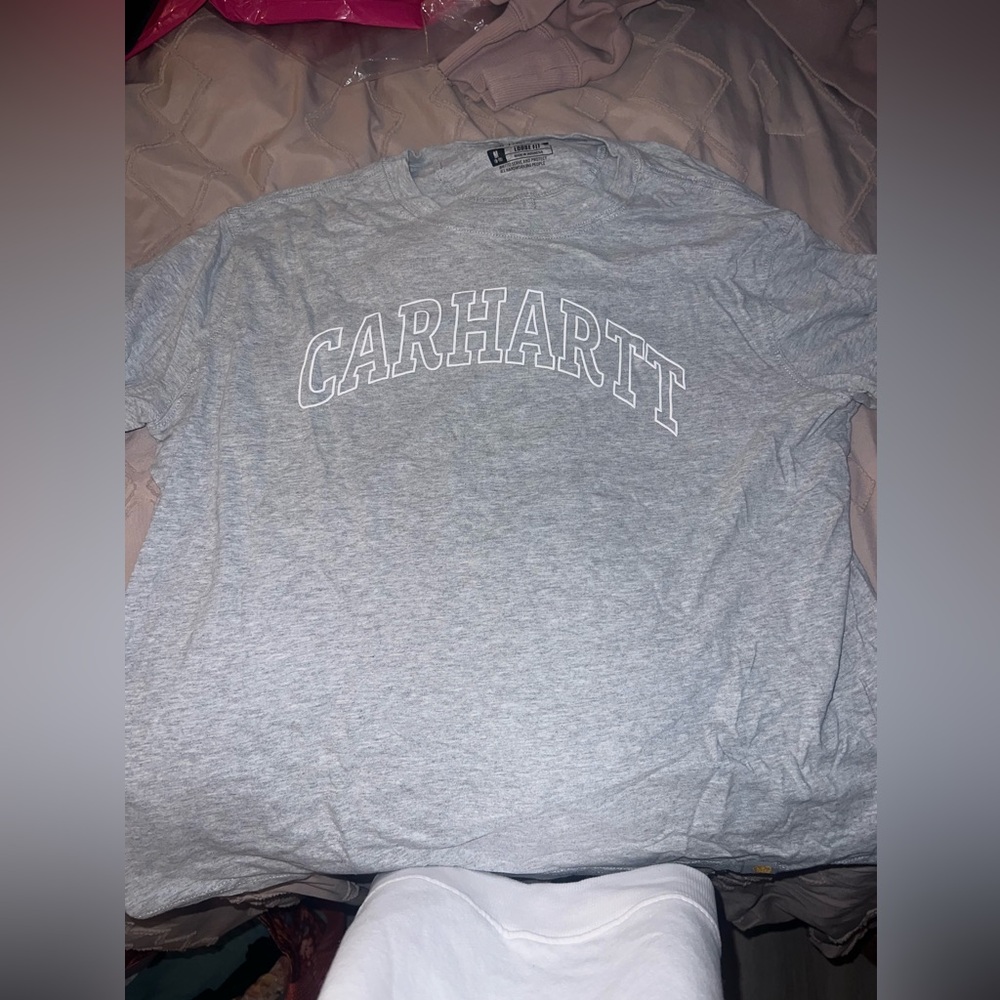 Carhartt Heather Gray Loose Fit Tee